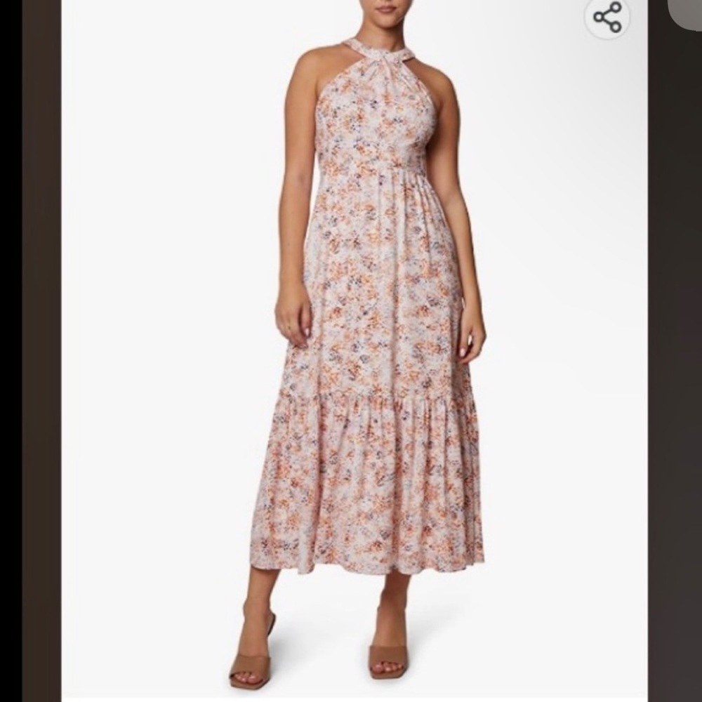 Laundry High Neck Midi Dress